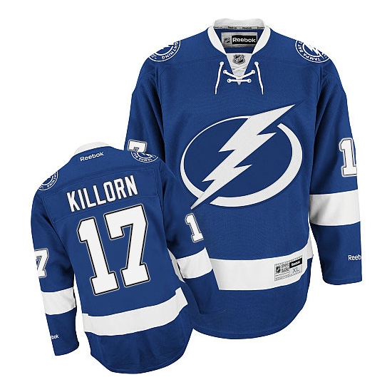 Alex Killorn Tampa Bay Lightning Authentic Home Reebok Jersey - Blue