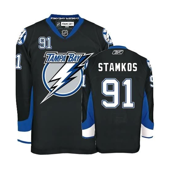 Steven Stamkos Tampa Bay Lightning Authentic Reebok Jersey - Black