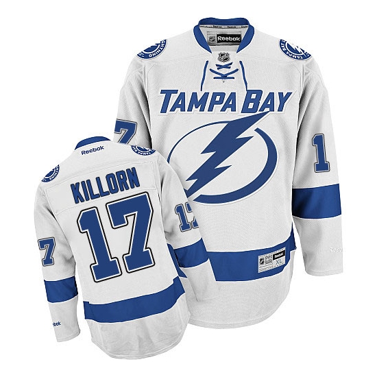 Alex Killorn Tampa Bay Lightning Authentic Away Reebok Jersey - White