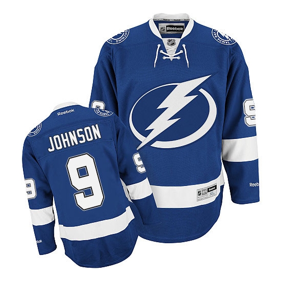 Tyler Johnson Tampa Bay Lightning Authentic Home Reebok Jersey - Blue