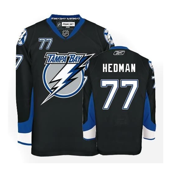Victor Hedman Tampa Bay Lightning Authentic Reebok Jersey - Black