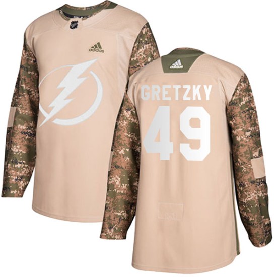 Brent Gretzky Tampa Bay Lightning Authentic Veterans Day Practice Adidas Jersey - Camo