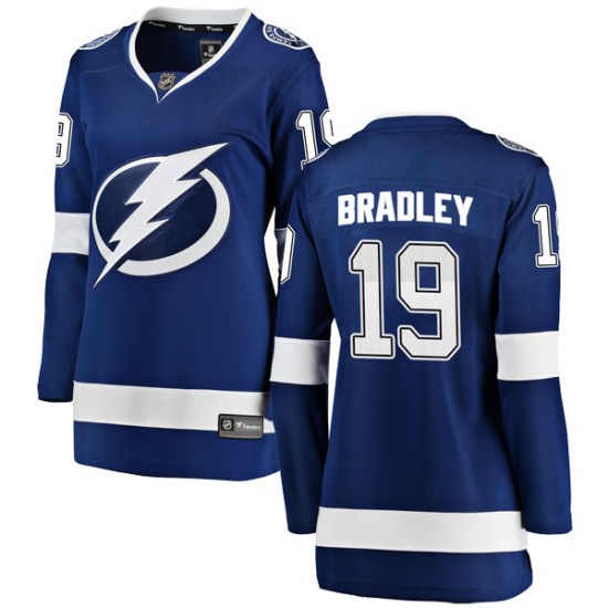 Brian Bradley Tampa Bay Lightning Women's Breakaway Home Fanatics Branded Jersey - Blue