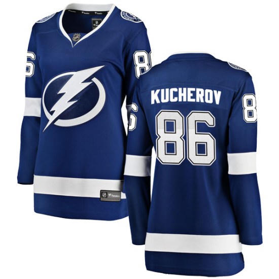 Nikita Kucherov Tampa Bay Lightning Women's Breakaway Home Fanatics Branded Jersey - Blue