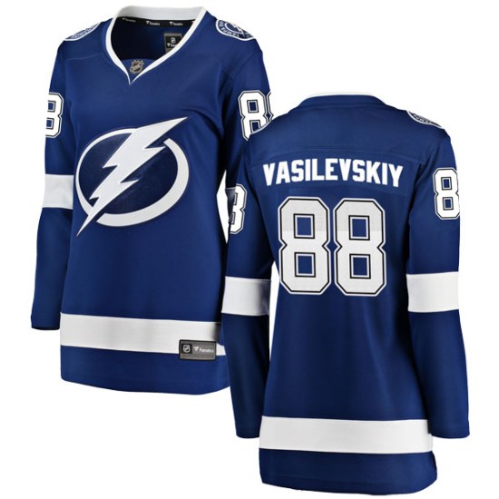 Andrei Vasilevskiy Tampa Bay Lightning Women's Breakaway Home Fanatics Branded Jersey - Blue