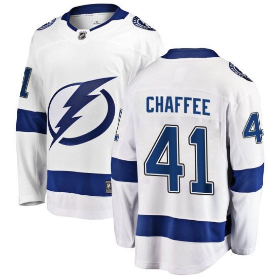 Mitchell Chaffee Tampa Bay Lightning Breakaway Away Fanatics Branded Jersey - White