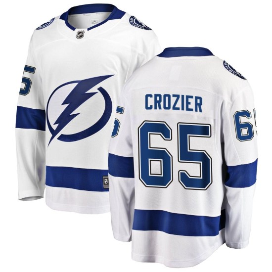 Maxwell Crozier Tampa Bay Lightning Breakaway Away Fanatics Branded Jersey - White