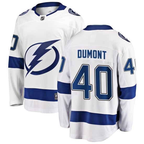 Gabriel Dumont Tampa Bay Lightning Breakaway Away Fanatics Branded Jersey - White