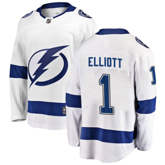 Brian Elliott Tampa Bay Lightning Breakaway Away Fanatics Branded Jersey - White