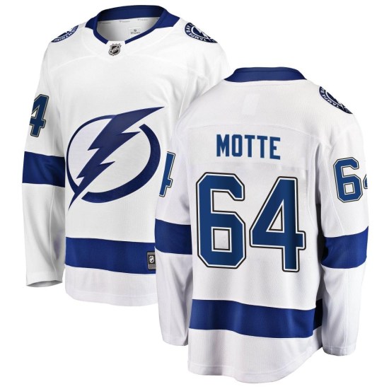 Tyler Motte Tampa Bay Lightning Breakaway Away Fanatics Branded Jersey - White