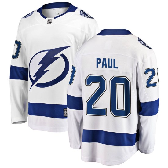 Nicholas Paul Tampa Bay Lightning Breakaway Away Fanatics Branded Jersey - White