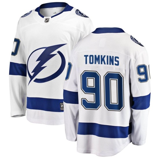 Matt Tomkins Tampa Bay Lightning Breakaway Away Fanatics Branded Jersey - White