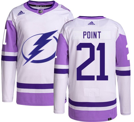 Brayden Point Tampa Bay Lightning Authentic Hockey Fights Cancer Adidas Jersey