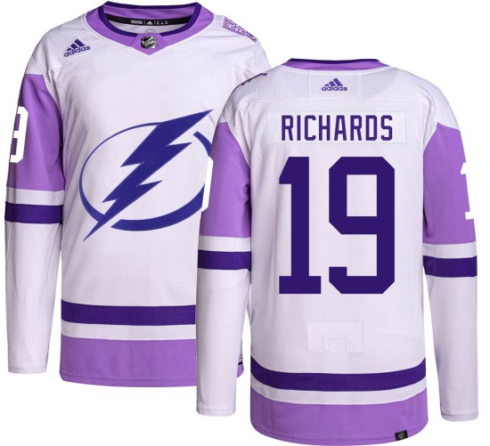 Brad Richards Tampa Bay Lightning Authentic Hockey Fights Cancer Adidas Jersey