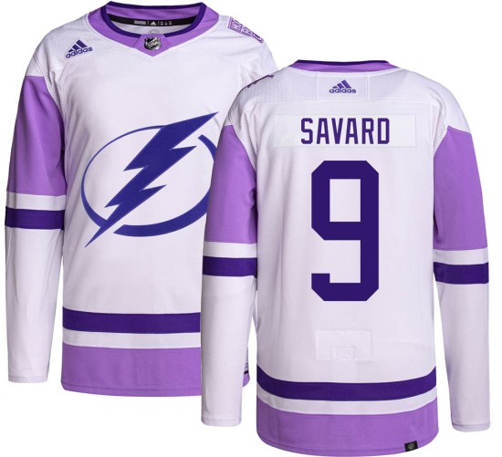 Denis Savard Tampa Bay Lightning Authentic Hockey Fights Cancer Adidas Jersey