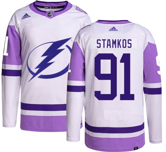 Steven Stamkos Tampa Bay Lightning Authentic Hockey Fights Cancer Adidas Jersey