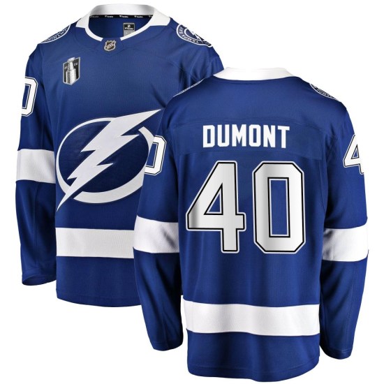 Gabriel Dumont Tampa Bay Lightning Youth Breakaway Home 2022 Stanley Cup Final Fanatics Branded Jersey - Blue
