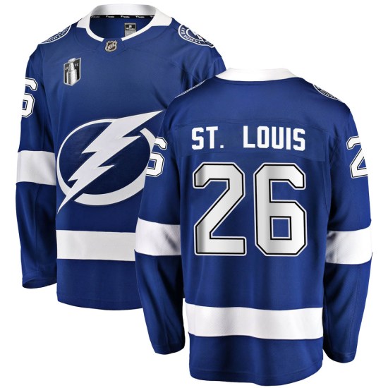 Martin St. Louis Tampa Bay Lightning Youth Breakaway Home 2022 Stanley Cup Final Fanatics Branded Jersey - Blue