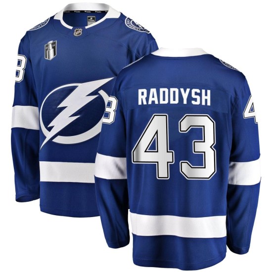 Darren Raddysh Tampa Bay Lightning Youth Breakaway Home 2022 Stanley Cup Final Fanatics Branded Jersey - Blue