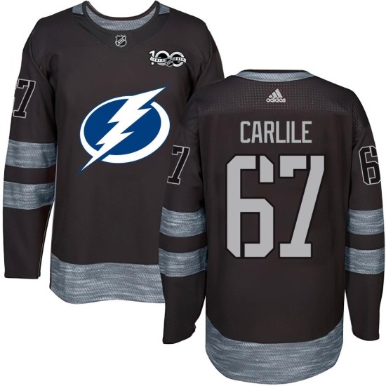Declan Carlile Tampa Bay Lightning Youth Authentic 1917-2017 100th Anniversary Jersey - Black
