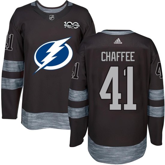 Mitchell Chaffee Tampa Bay Lightning Youth Authentic 1917-2017 100th Anniversary Jersey - Black