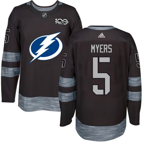 Philippe Myers Tampa Bay Lightning Youth Authentic 1917-2017 100th Anniversary Jersey - Black
