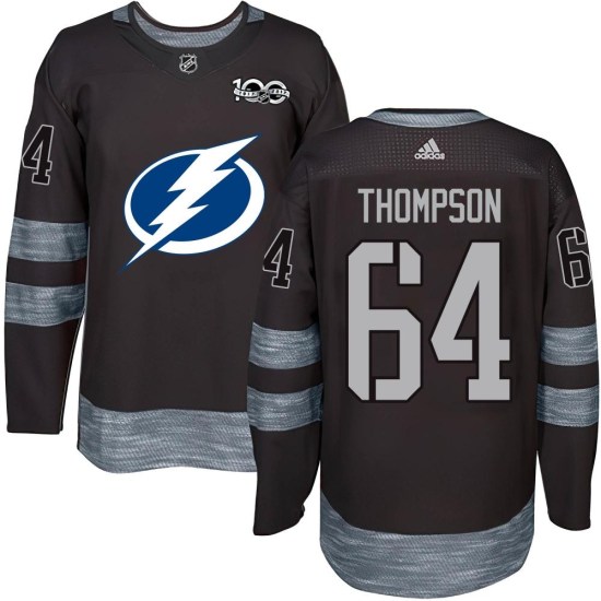 Jack Thompson Tampa Bay Lightning Youth Authentic 1917-2017 100th Anniversary Jersey - Black