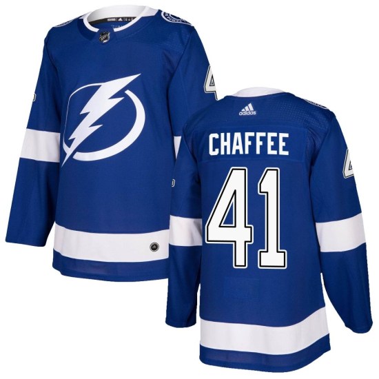 Mitchell Chaffee Tampa Bay Lightning Authentic Home Adidas Jersey - Blue