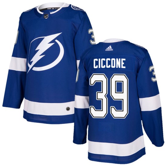 Enrico Ciccone Tampa Bay Lightning Authentic Home Adidas Jersey - Blue