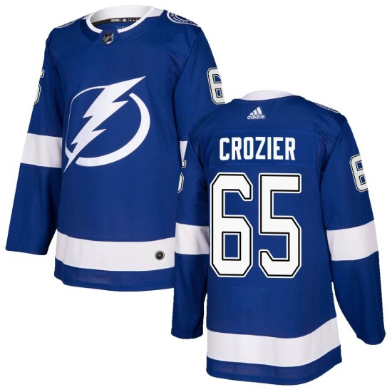 Maxwell Crozier Tampa Bay Lightning Authentic Home Adidas Jersey - Blue