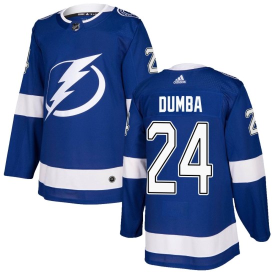 Matt Dumba Tampa Bay Lightning Authentic Home Adidas Jersey - Blue