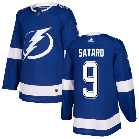 Denis Savard Tampa Bay Lightning Authentic Home Adidas Jersey - Blue