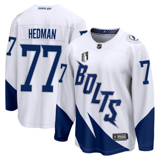 Victor Hedman Tampa Bay Lightning Youth Breakaway 2022 Stadium Series 2022 Stanley Cup Final Fanatics Branded Jersey - White