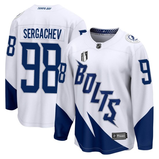 Mikhail Sergachev Tampa Bay Lightning Youth Breakaway 2022 Stadium Series 2022 Stanley Cup Final Fanatics Branded Jersey - White