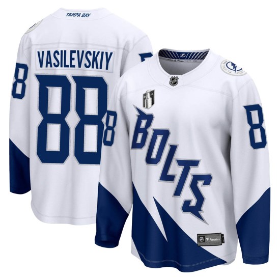 Andrei Vasilevskiy Tampa Bay Lightning Youth Breakaway 2022 Stadium Series 2022 Stanley Cup Final Fanatics Branded Jersey - White