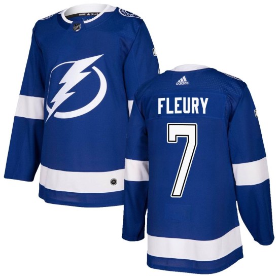 Haydn Fleury Tampa Bay Lightning Youth Authentic Home Adidas Jersey - Blue
