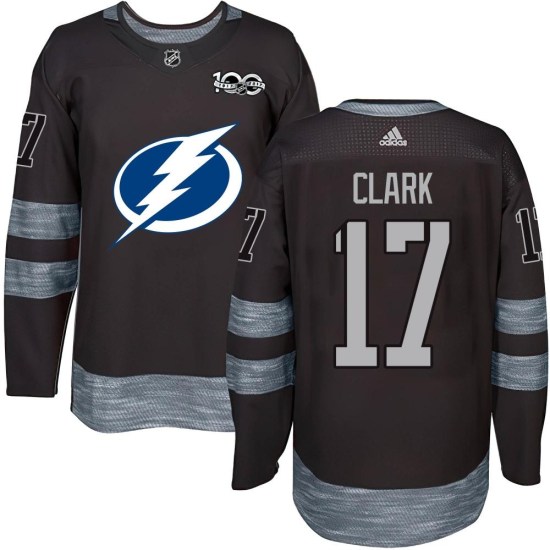 Wendel Clark Tampa Bay Lightning Authentic 1917-2017 100th Anniversary Jersey - Black