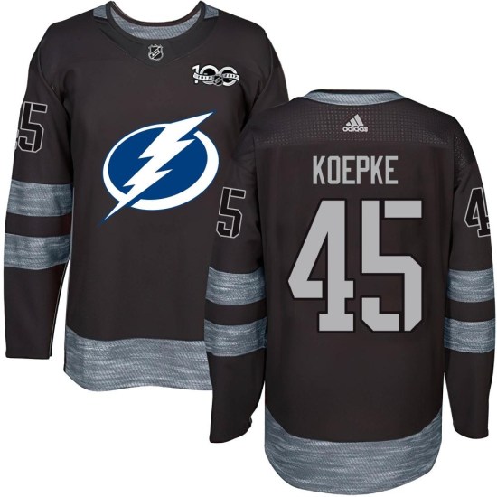 Cole Koepke Tampa Bay Lightning Authentic 1917-2017 100th Anniversary Jersey - Black