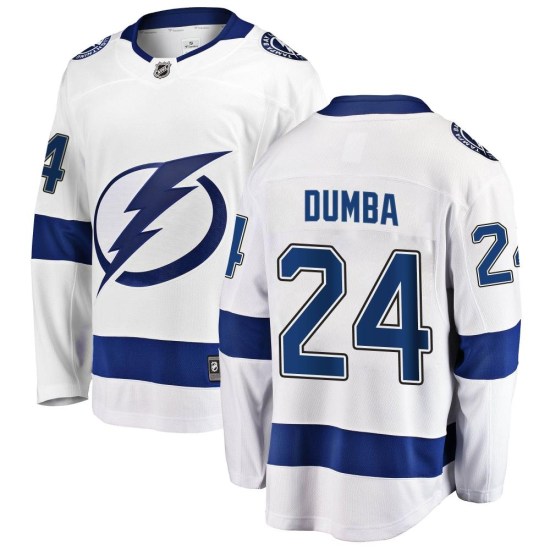 Matt Dumba Tampa Bay Lightning Youth Breakaway Away Fanatics Branded Jersey - White