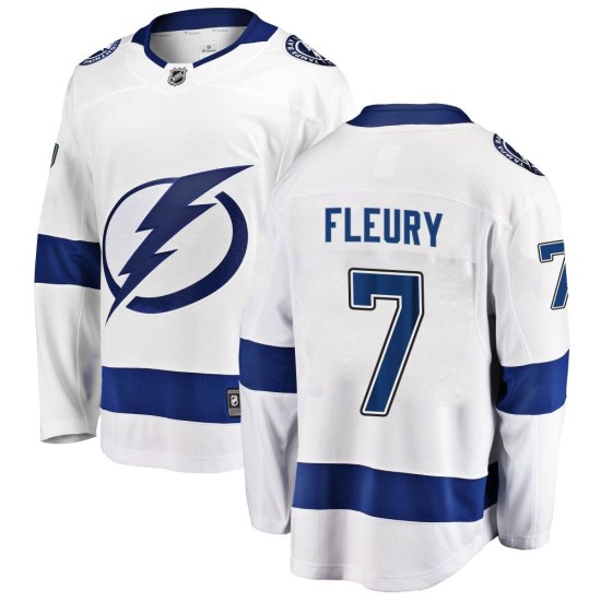 Haydn Fleury Tampa Bay Lightning Youth Breakaway Away Fanatics Branded Jersey - White