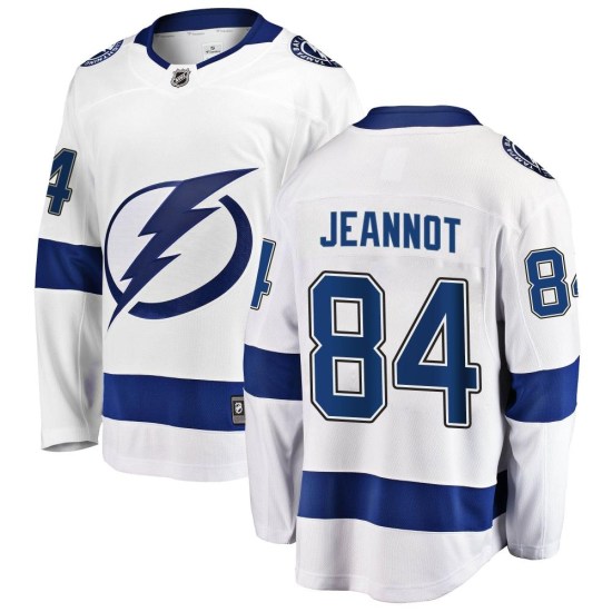 Tanner Jeannot Tampa Bay Lightning Youth Breakaway Away Fanatics Branded Jersey - White