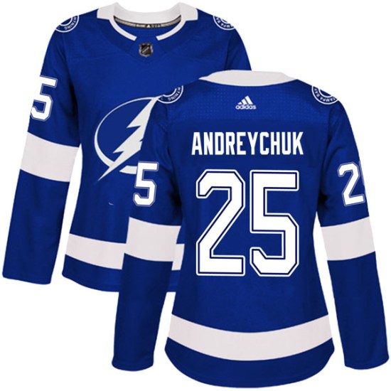 Dave Andreychuk Tampa Bay Lightning Women's Authentic Home Adidas Jersey - Blue