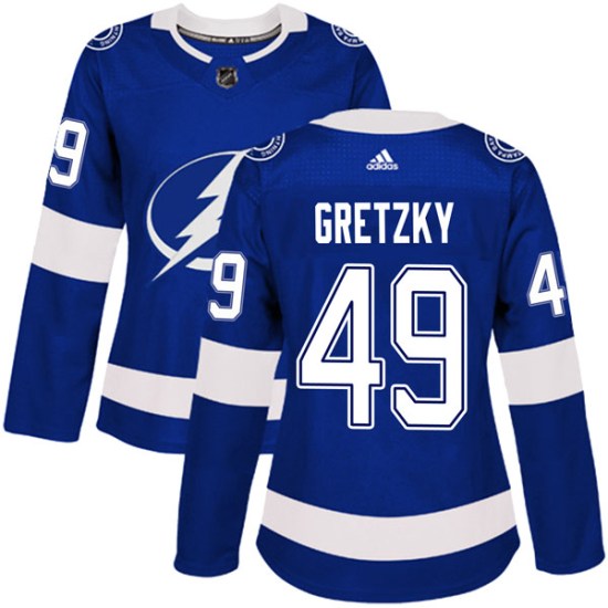 Brent Gretzky Tampa Bay Lightning Women's Authentic Home Adidas Jersey - Blue