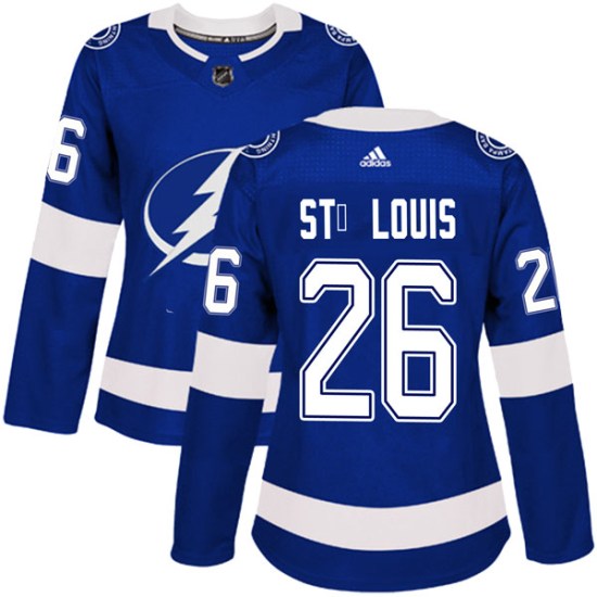 Martin St. Louis Tampa Bay Lightning Women's Authentic Home Adidas Jersey - Blue
