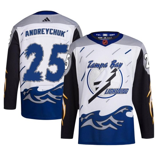 Dave Andreychuk Tampa Bay Lightning Authentic Reverse Retro 2.0 Adidas Jersey - White