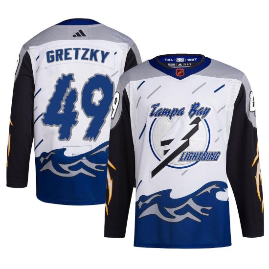 Brent Gretzky Tampa Bay Lightning Authentic Reverse Retro 2.0 Adidas Jersey - White
