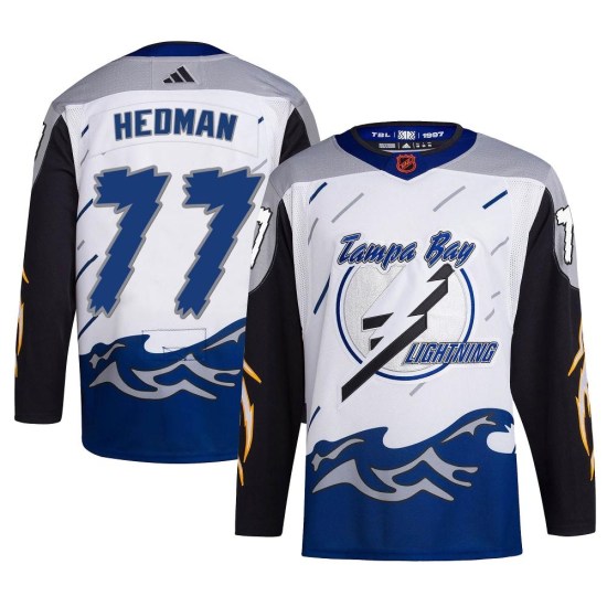 Victor Hedman Tampa Bay Lightning Authentic Reverse Retro 2.0 Adidas Jersey - White