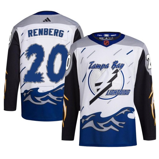 Mikael Renberg Tampa Bay Lightning Authentic Reverse Retro 2.0 Adidas Jersey - White