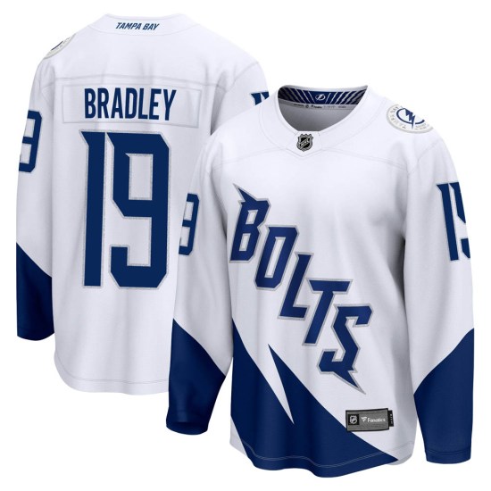 Brian Bradley Tampa Bay Lightning Youth Breakaway 2022 Stadium Series Fanatics Branded Jersey - White