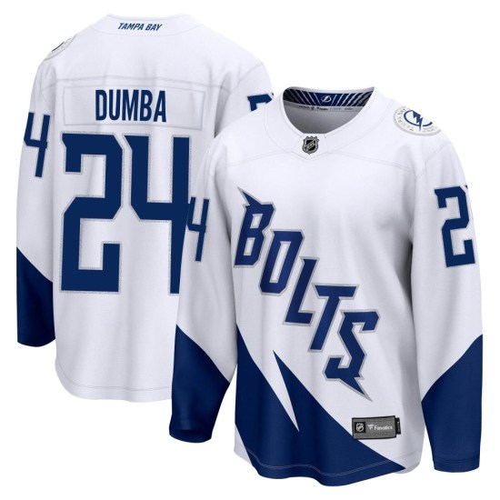 Matt Dumba Tampa Bay Lightning Youth Breakaway 2022 Stadium Series Fanatics Branded Jersey - White